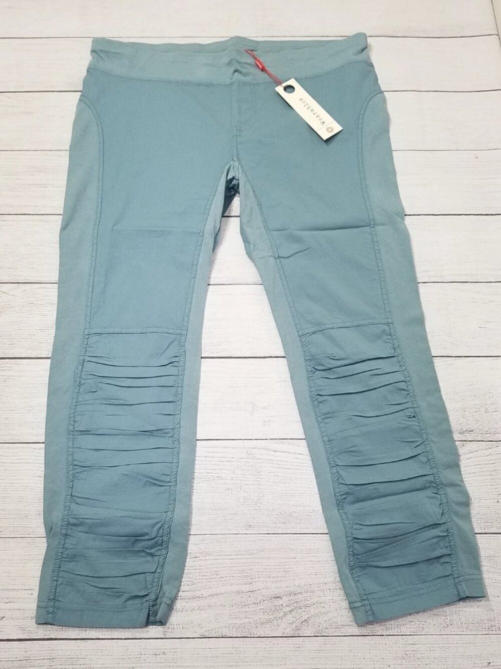 Wearables XCVI Ruched Jetter Crop Leggings Womens Size XL